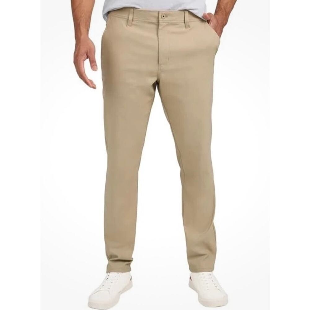 Weatherproof Vintage Men's Hybrid Tech / Golf Pant NWT  40x32 Tan